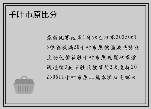 千叶市原比分